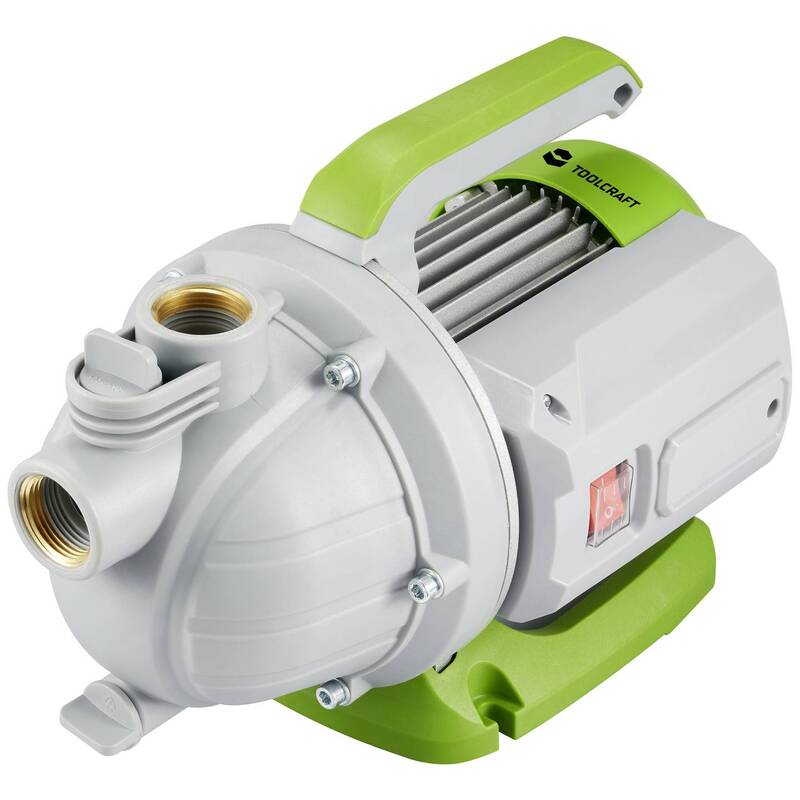 TOOLCRAFT Gartenpumpe 800W 5000l/h Bewässerungspumpe Gartenwasserpumpe robust - 4064161310152