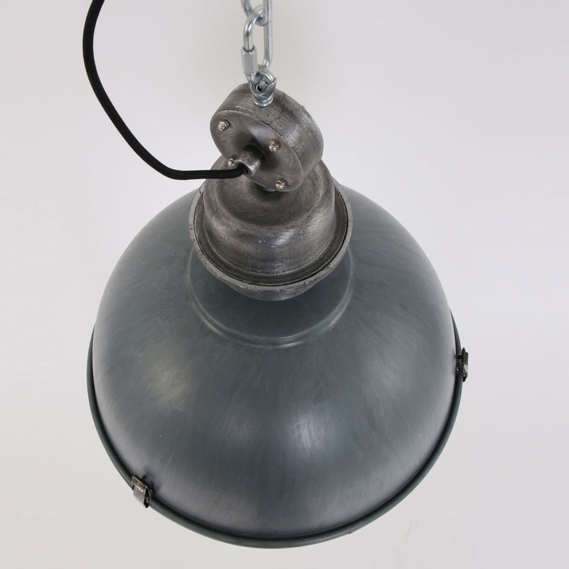 Steinhauer Hängeleuchte Bikkel Hängelampe Deckenlampe Leuchte Lampe Grau Ø 42cm - 8712746100273