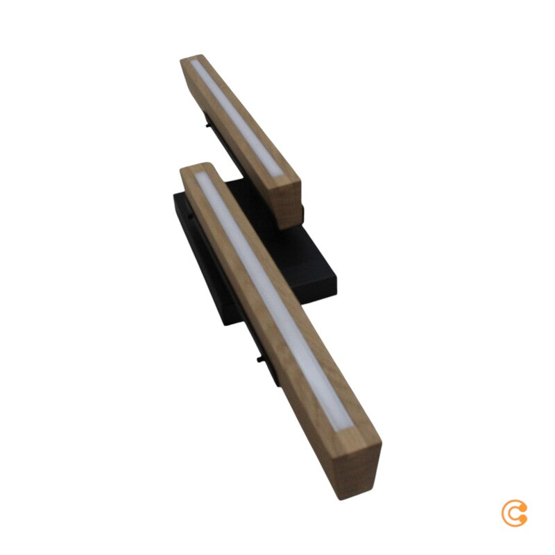 Deko-LED Deckenlampe Deckenlampe Lampe Leuchte Madera aus Eichenholz 2-flammig - 4042943169617