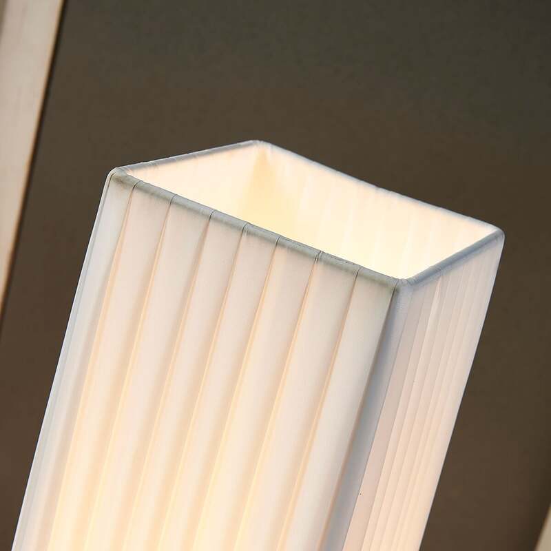 Lindby Stehlampe Janno Stehleuchte Wohnzimmerleuchte Standleuchte Weiß Stoff E27 - 4251096526189