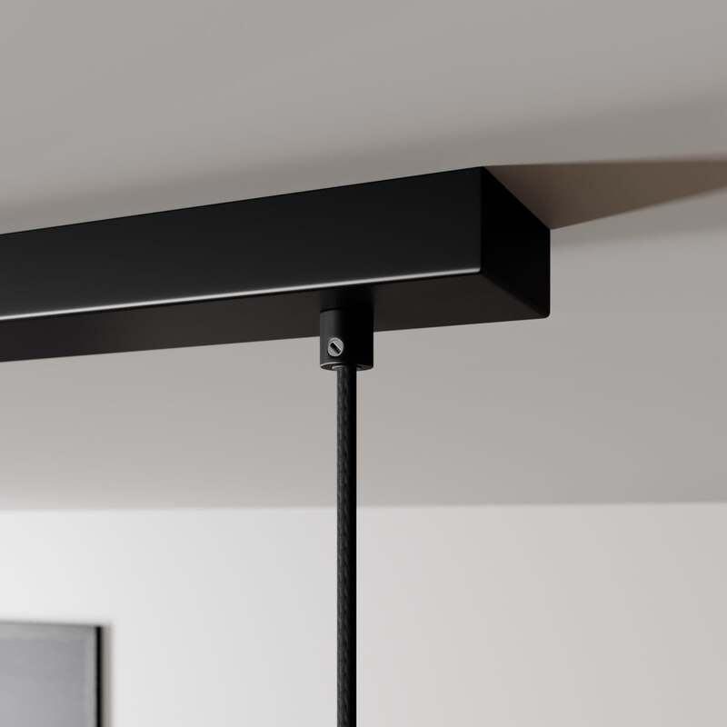 Arcchio Tadej Pendelleuchte Hängeleuchte Lampe Leuchte 4-flammig schwarz weiß - 4251096576306
