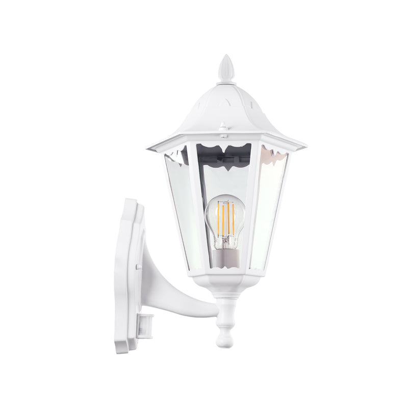 Eglo Außenlampe Gartenleuchte Navedo LED Wandleuchte mit Sensor weiß 42cm - 9002759934477