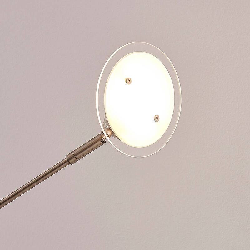 Lindby LED-Stehlampe Anea Stehleuchte Lampe Leuchte LED 3-flammig nickel - 4251096543186