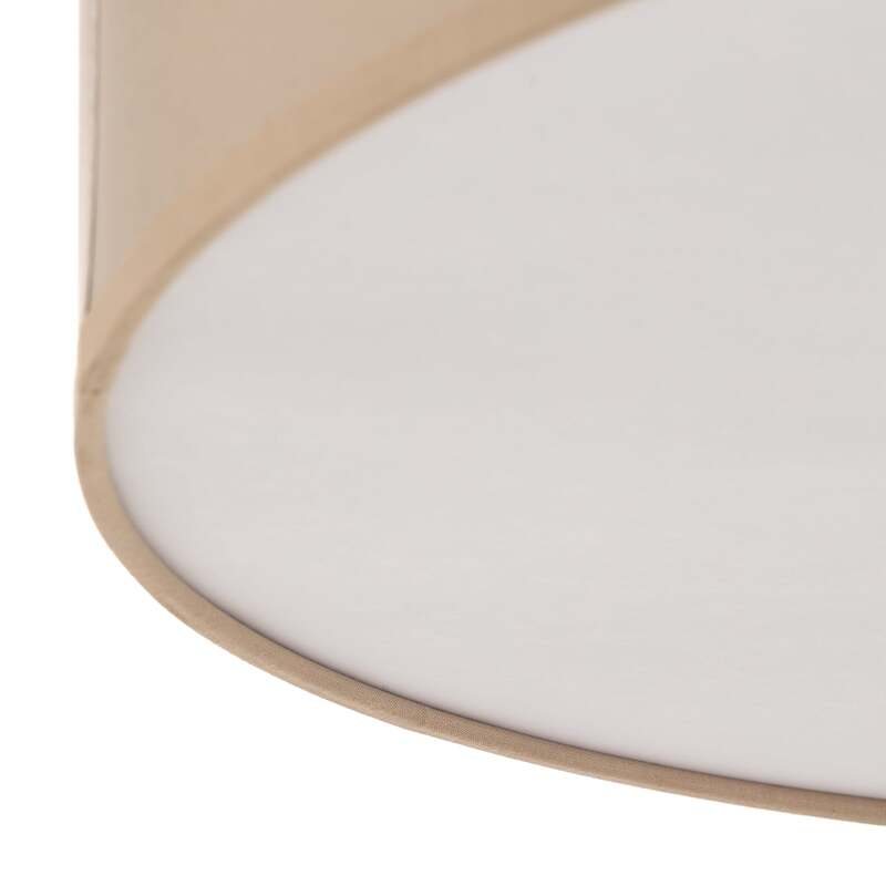 Euluna Deckenlampe Rondo Deckenlampe Deckenlicht E27 mit Abstand creme Ø 60cm49 - 5901780539986