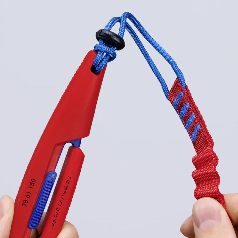 Knipex Seitenschneider Elektrotechnik 158mm Slim Knips Zange schwarz 7861150 - 4003773093831