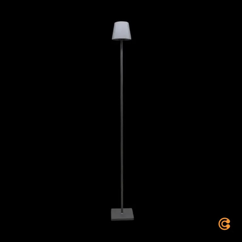Stehleuchte Lampe Lindby Janea LED Akku silber Außenleuchte Szenerie Metall - 4251911764000