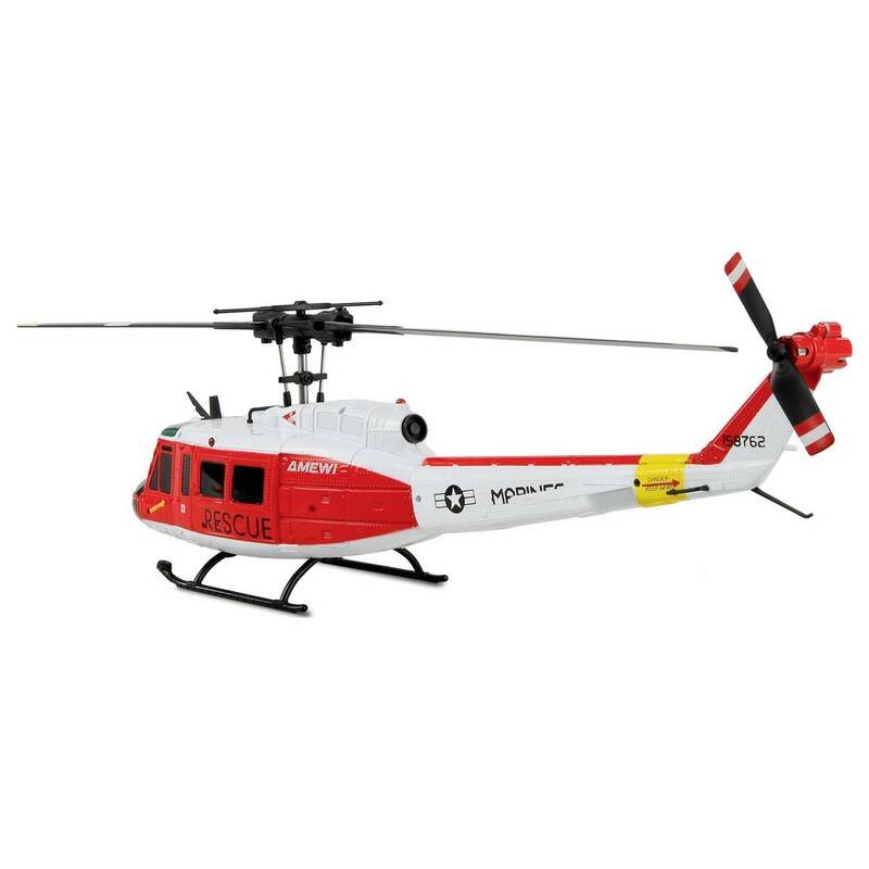 Amewi RC Hubschrauber UH-1 Marine Modell Flugzeug Spielzeug 2S LiPo 400mAh RtF - 4262500341267