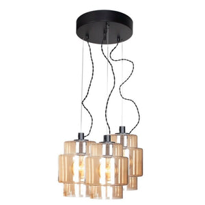 B-Ware By Rydéns Ebbot Hängeleuchte Hängelampe Leuchte Lampe Licht dreiflammig amber