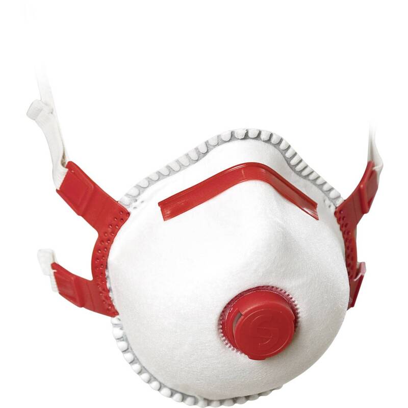 EKASTU Feinstaubmaske FFP3 mit Ventil 5 Stück Schutzmaske EN 149:2009 DIN - 4013207412183