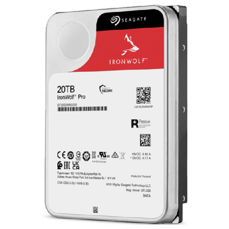 Seagate Festplatte Laufwerk IronWolf Pro 3.5 Zoll 20 TB SIEHE TEXT/FOTO - 8719706432276