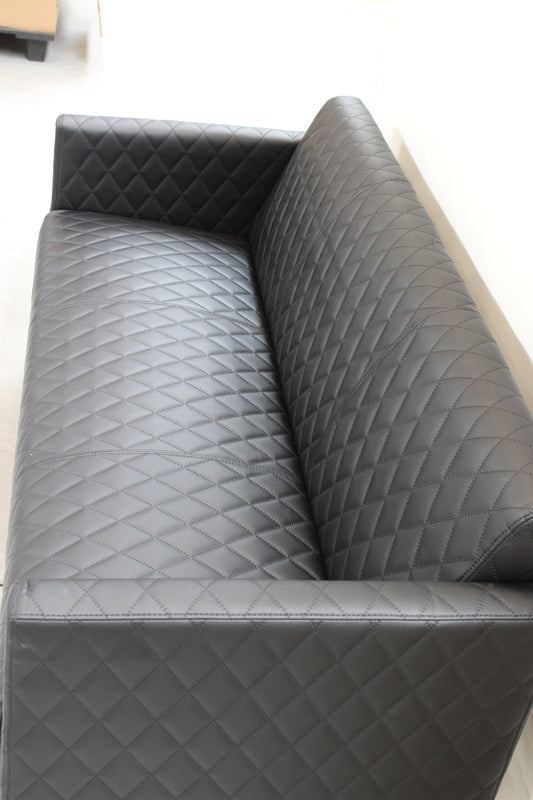 Hjh Office Loungesofa ARUBA STEP Gestell lichtgrau Kunstleder SIEHE TEXT/FOTO - 4260284084066