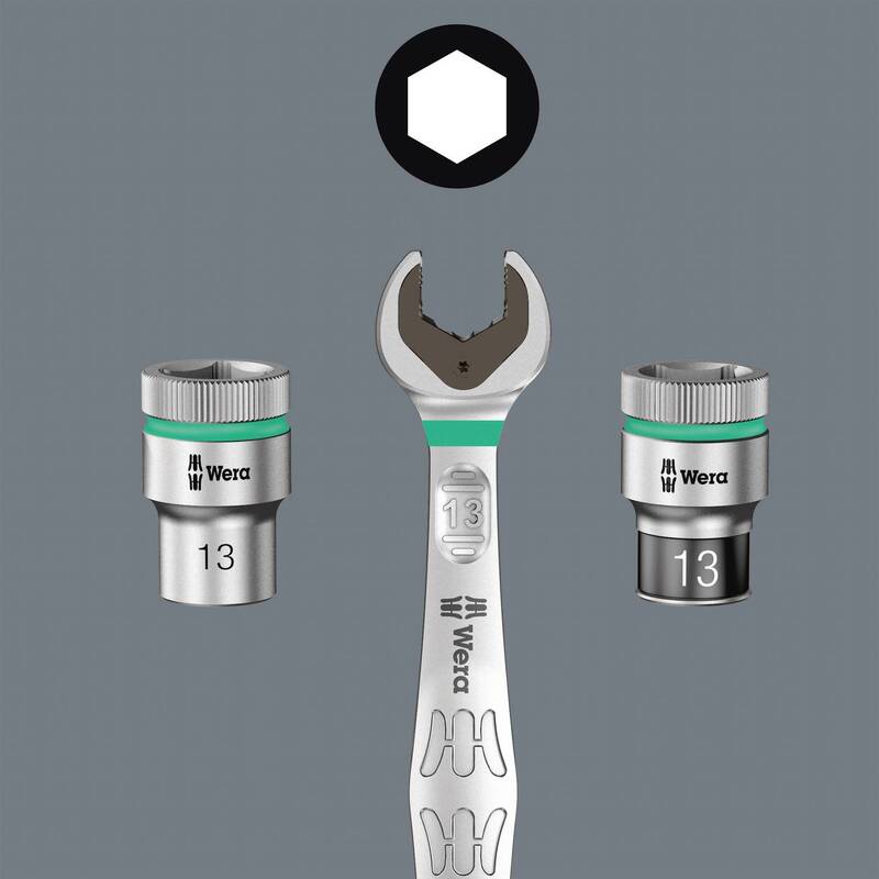 Wera Steckschlüsselsatz Impaktor 1/2" 9-teilig Nuss-Satz auf Magnetleiste - 4013288223289