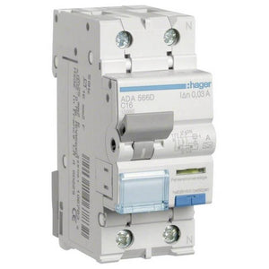 B-Ware Hager FI-Schutzschalter Leitungsschutzschalter 2polig 16A 30mA 240V Schütz