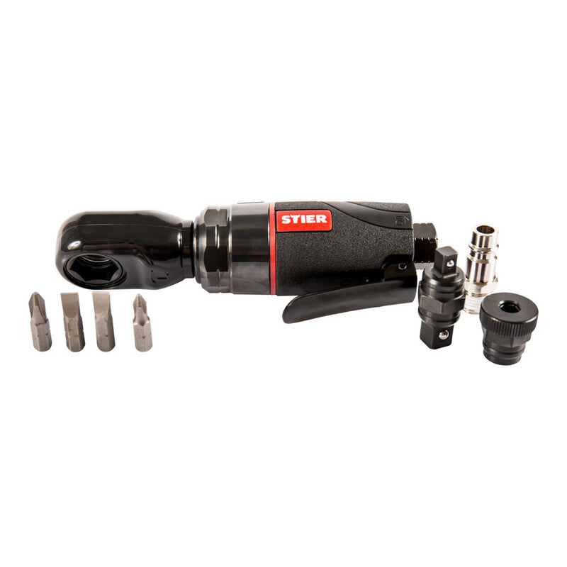 STIER Druckluft-Ratschen Schrauber Multifunktions-Ratschenschrauber 32-M 3/8" - 4260438995668