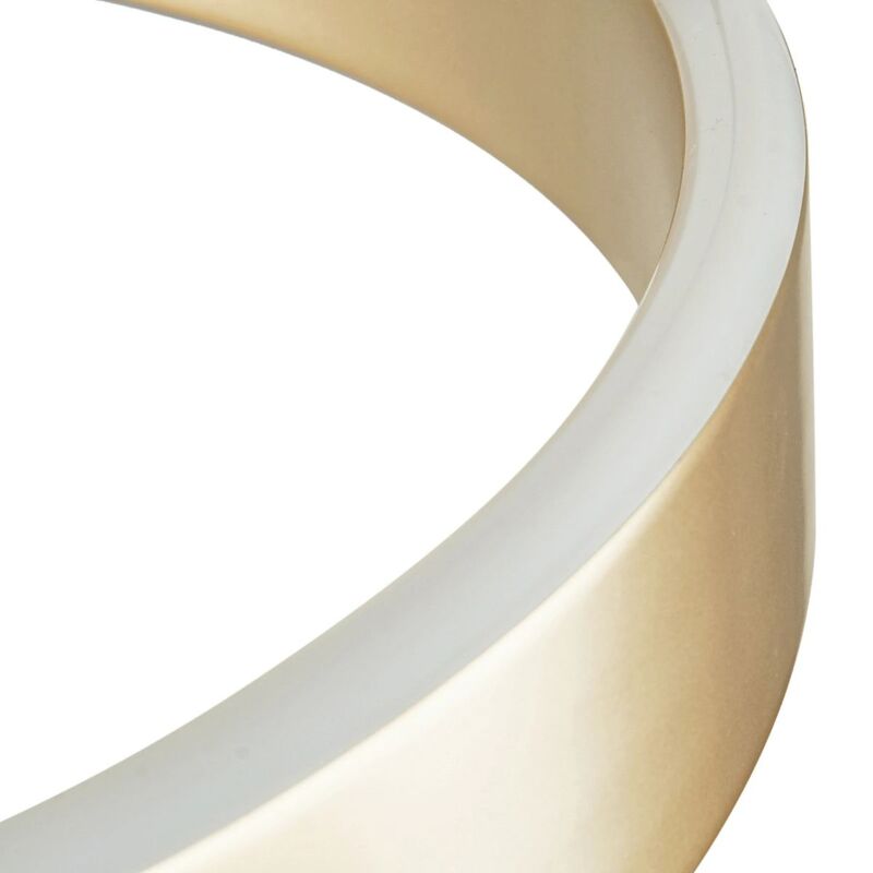 Lucande LED Pendant Light Tindra, Ø 40 Cm, Gold, Dimmable - 4255830903786