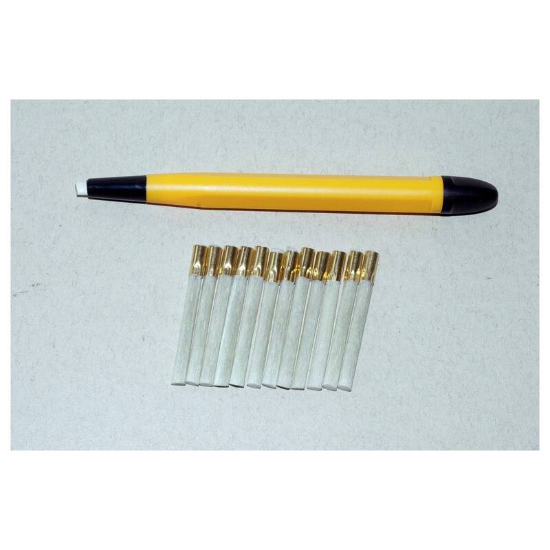 RONA Ersatzpinsel Nachfüllbürste Glasfaserradierer Glashaar 4mm 20 SETS - 4018386008370
