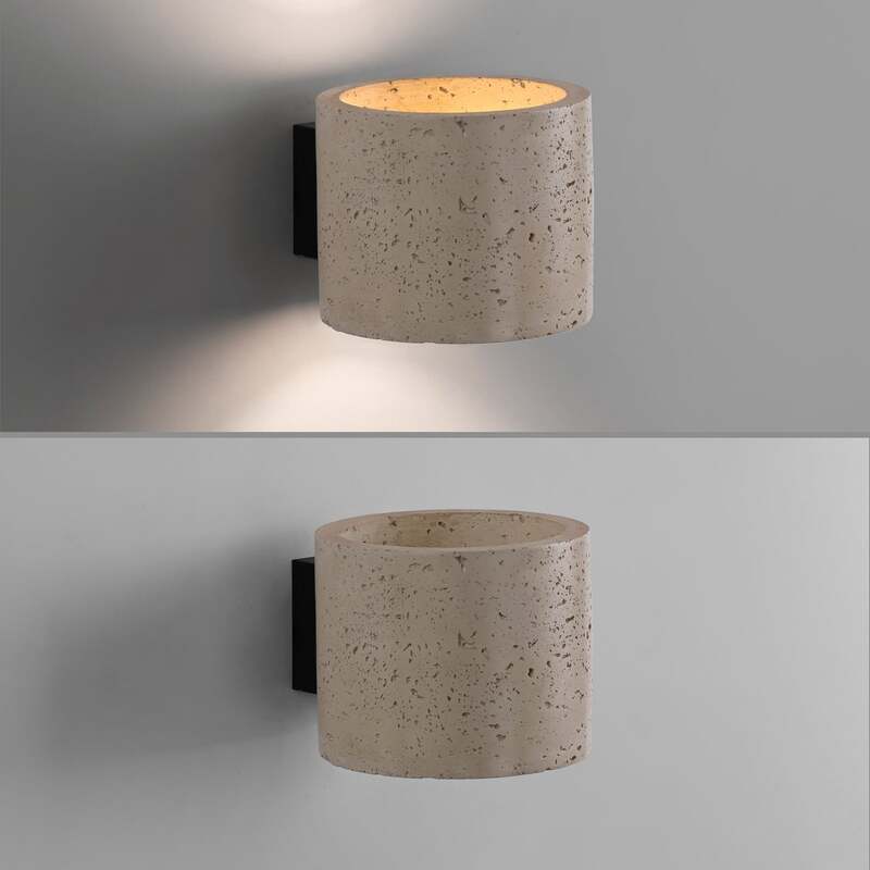 Schöner Wohnen Wandleuchte Traventa LED Lampe dimmbar beige 14x10cm IP20 - 4043689019440