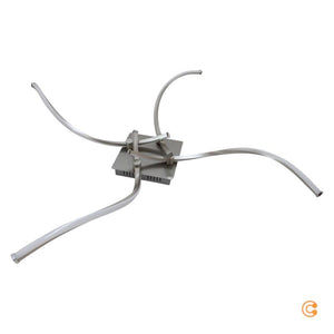 B-Ware Paul Neuhaus Deckenleuchte Lampe LED Polina silber dimmbar Memoryfunktion Stahl