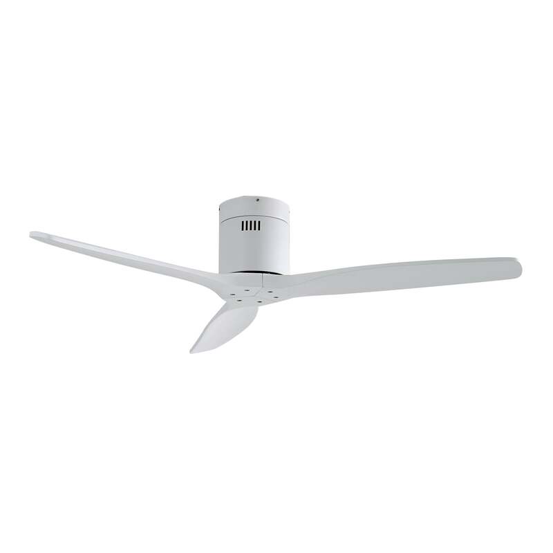 Lucande Deckenventilator Vindur weiß 132 cm leise mit Fernbedienung für 15 m² - 4251911779868