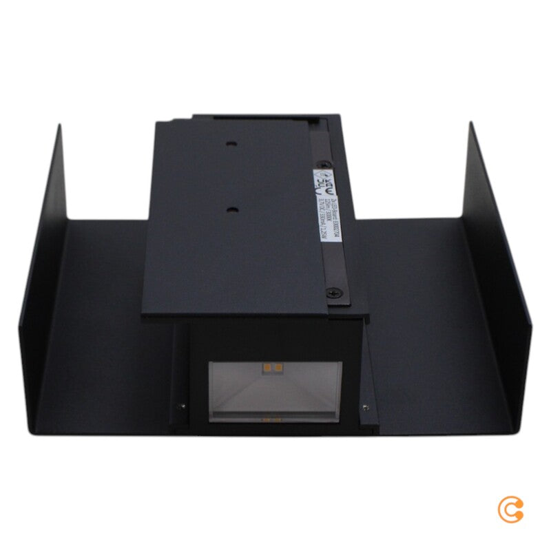 JUST LIGHT Aussenleuchte Wandleuchte LED Sensorlampe Akku schwarz Aluminium USB - 4043689001650