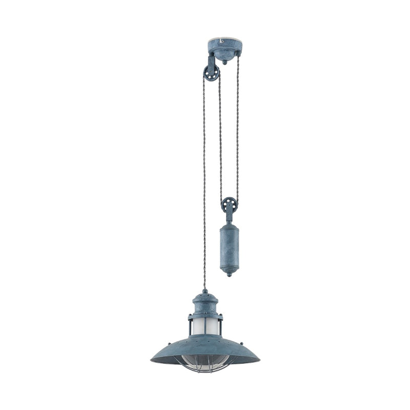 Lindby Pendelleuchte Hängeleuchte Louisanne LED Lampe dimmbar grau-grün 25,7cm - 4251096532791
