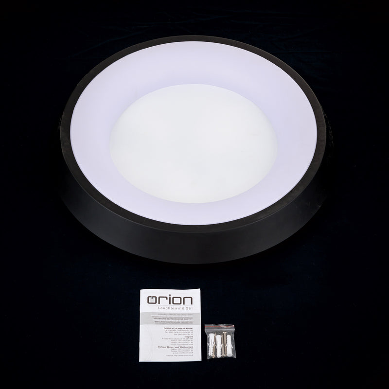 Look Deckenleuchte LED Lampe Leuchte schwarz weiß Stahl Acryl dimmbar warmweiß - 9003090273591