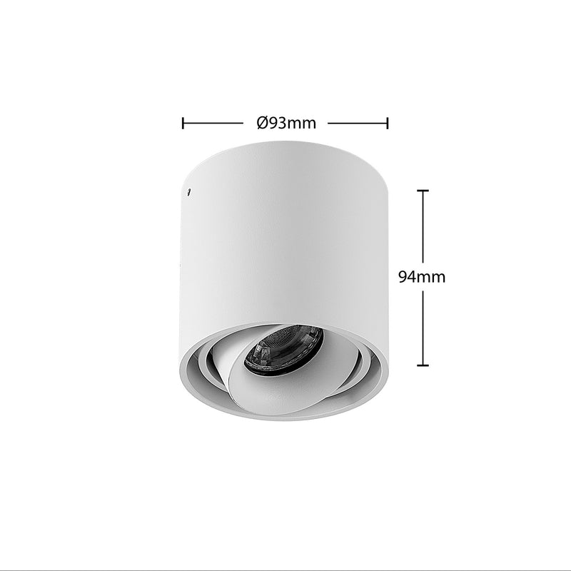 Arcchio Downlight Walza dimmbar weiß Metall Ø 9 cm GU10 Deckenleuchte - 4251096579277