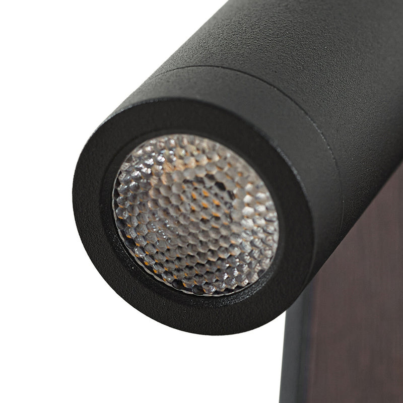 Lindby Wandleuchte Tallis LED Lampe schwarz Holz USB-C beweglich warmweiß 3000K - 4255830903519