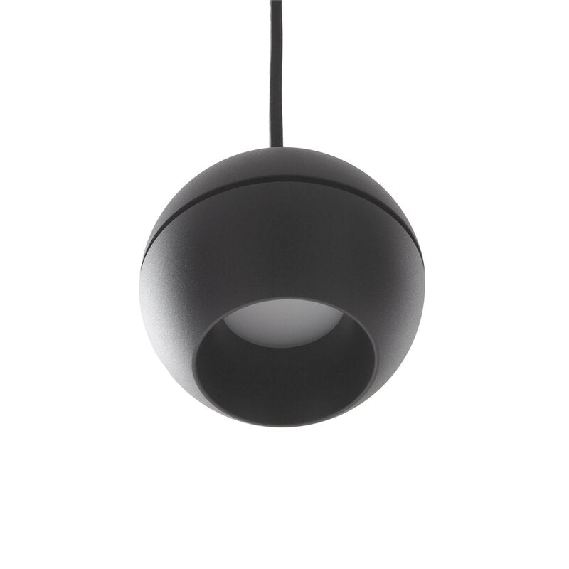 Lucande Pendelleuchte Hängeleuchte LED schwarz Aluminium Plarion Lampenschirm - 4251911768220