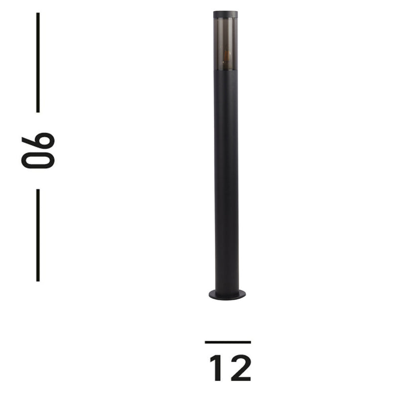 Searchligh Wegeleuchte Gartenleuchte Batton IP44 schwarz Metall 90 cm - 5053423228211