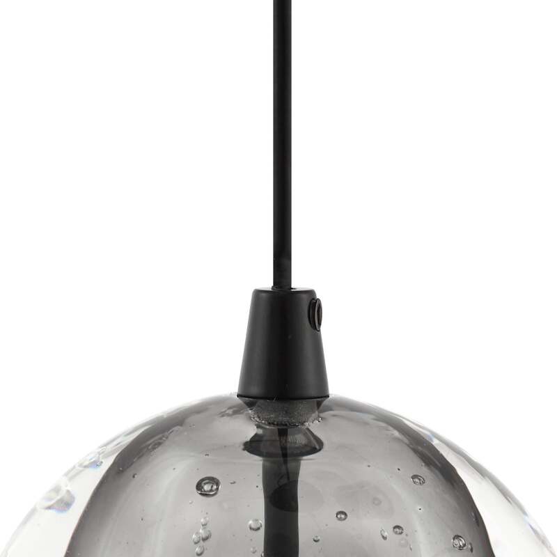 Lucande LED-Hängelampe Hayley schwarz 9-flg Glas 5900 Lumen 3000 K 46 W - 4251911798807
