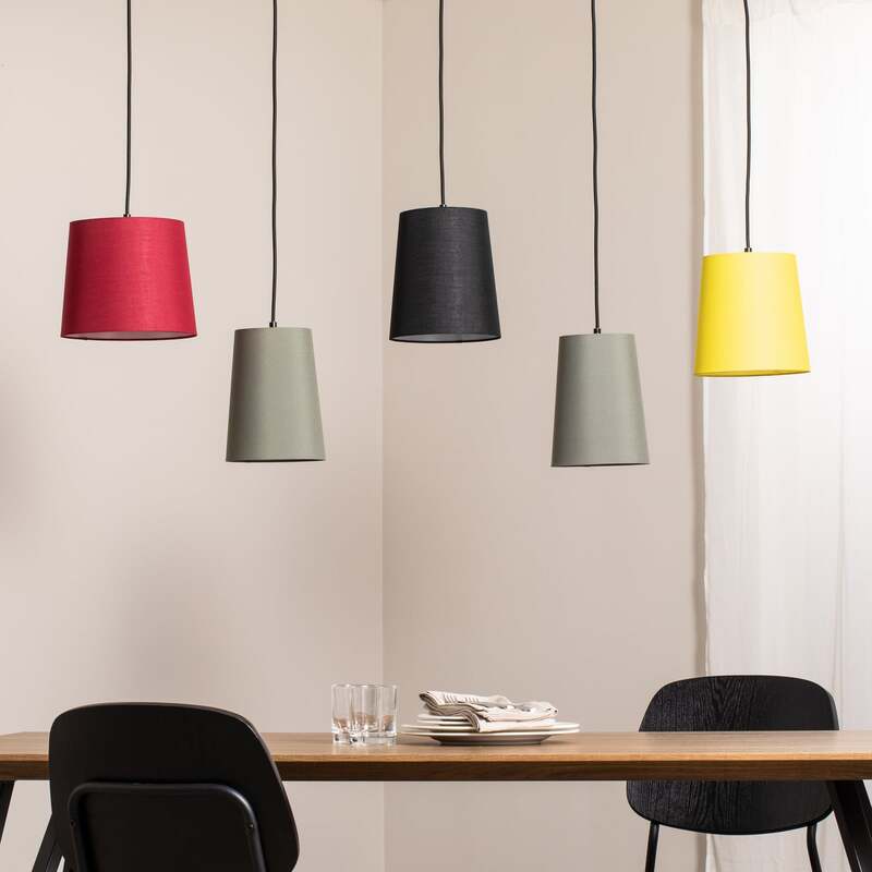 Lindby Hängelampe Hängeleuchte Amilia LED Pendelleuchte Lampe bunt 5-flammig - 4251911719444