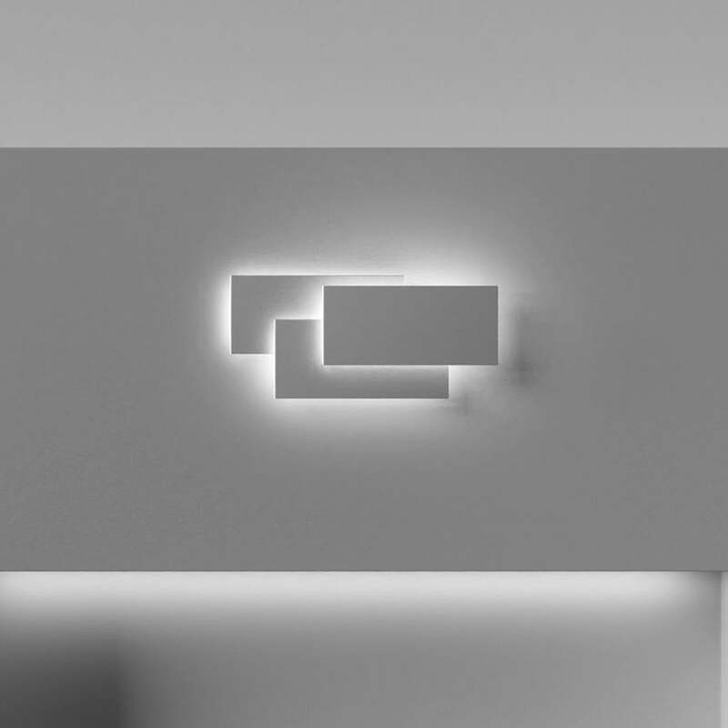 MAYTONI Wandleuchte Wandlampe Trame LED Leuchte Lampe weiß 26x12,5cm IP20 - 4251110042985