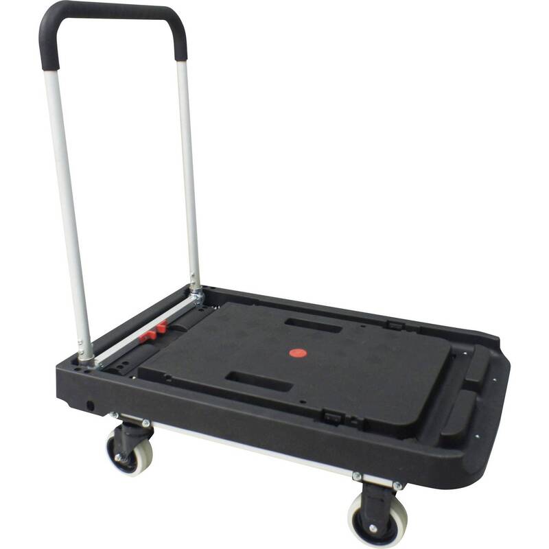 VISO Plattformwagen RMP 900 Transportwagen Alu Schwarz Klappbar 200kg 80x52x87cm - 3321360026316