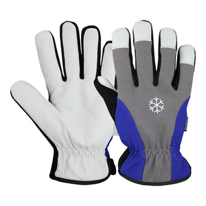 B-Ware Hase Winterhandschuh aus Schafsnappaleder 10 Paar Größe 10 mit Gummizug Helsinki