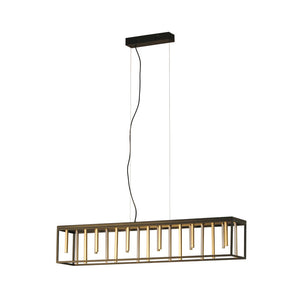 B-Ware Fischer und Honsel Pendelleuchte LED Grid Schwarz dimmbar CCT SIEHE TEXT/FOTO