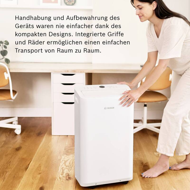 Bosch Cool 2000 Monoblock-Klimagerät 2.6 kW für 88 m² EEK A Weiß - 4062321786670