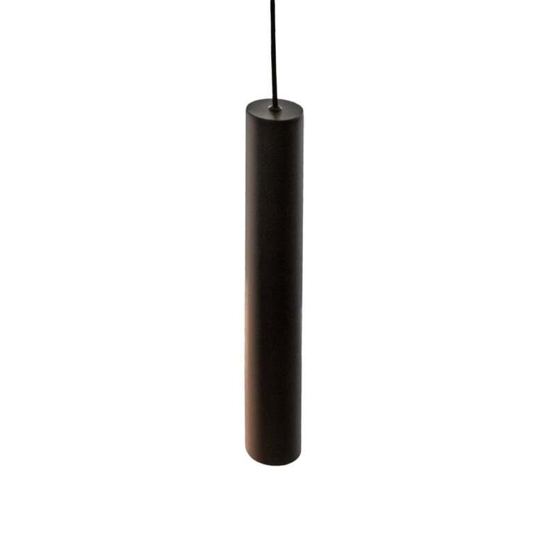 Ideallux Pendelleuchte Hängelampe Look LED Leuchte Lampe schwarz 40cm 6cm - 8021696104928