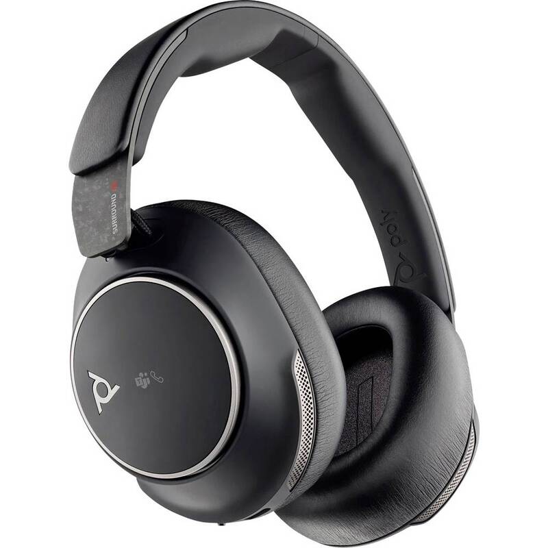 HP Voyager Kopfhörer Headset Over Ear Musik Surround Schwarz Bluetooth USB - 0196786453274