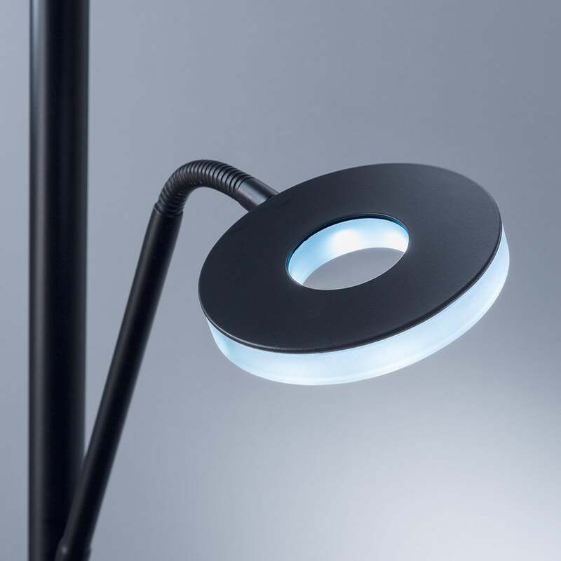 FISCHER & HONSEL Stehleuchte Dent LED dimmbar schwarz 180cm CCT Leselampe - 4003694403184