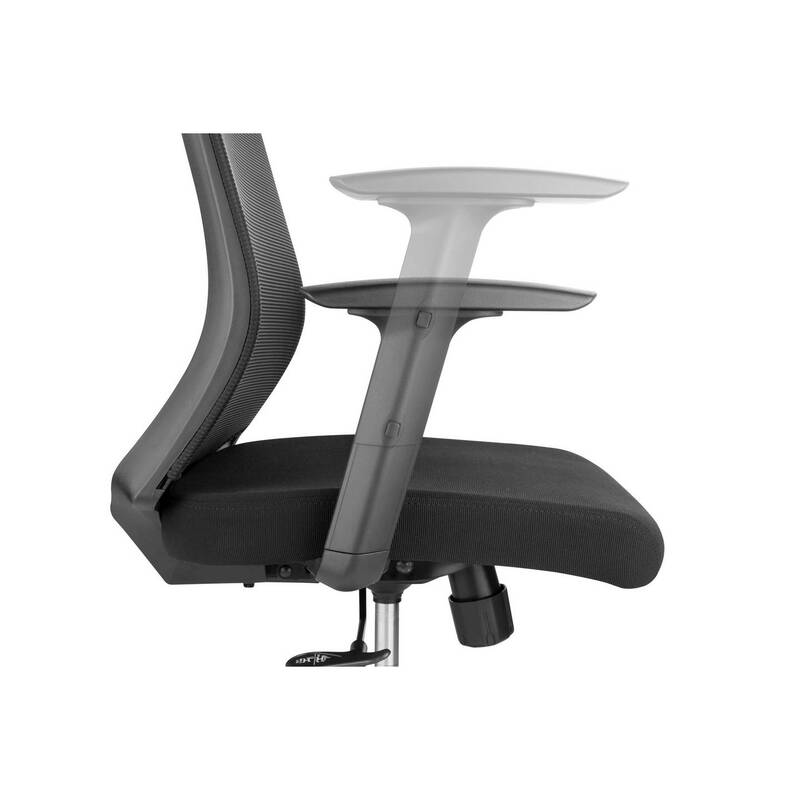 SpeaKa Professional Bürodrehstuhl ergonomisch SP-MOC-001 schwarz 150kg - 4064161408996