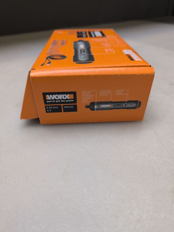 Worx Akku-Schrauber 4V 2,0Ah Li-Ion Schrauber inkl. Koffer handlich leicht - 6925387172703