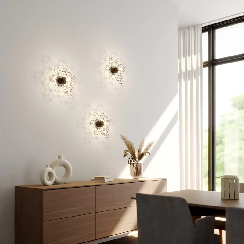 Wandleuchte Wandlampe Wandlicht schwarz Dekolicht dimmbar Lucande Alexaru - 4251096579932