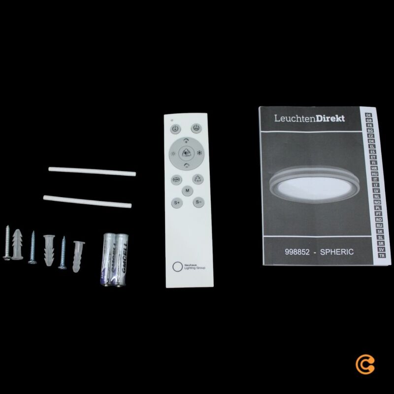 JUST LIGHT Deckenleuchte Lampe LED Spheric CCT RGB weiß Ø 40cm Fernbedienung - 4043689988524