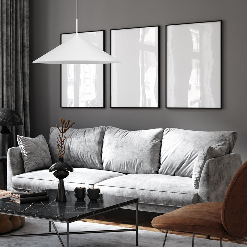Milagro Pendelleuchte Hängelampe CAPITAL weiß Lampe GX53 LED Esszimmer 60 cm - 5902693709473