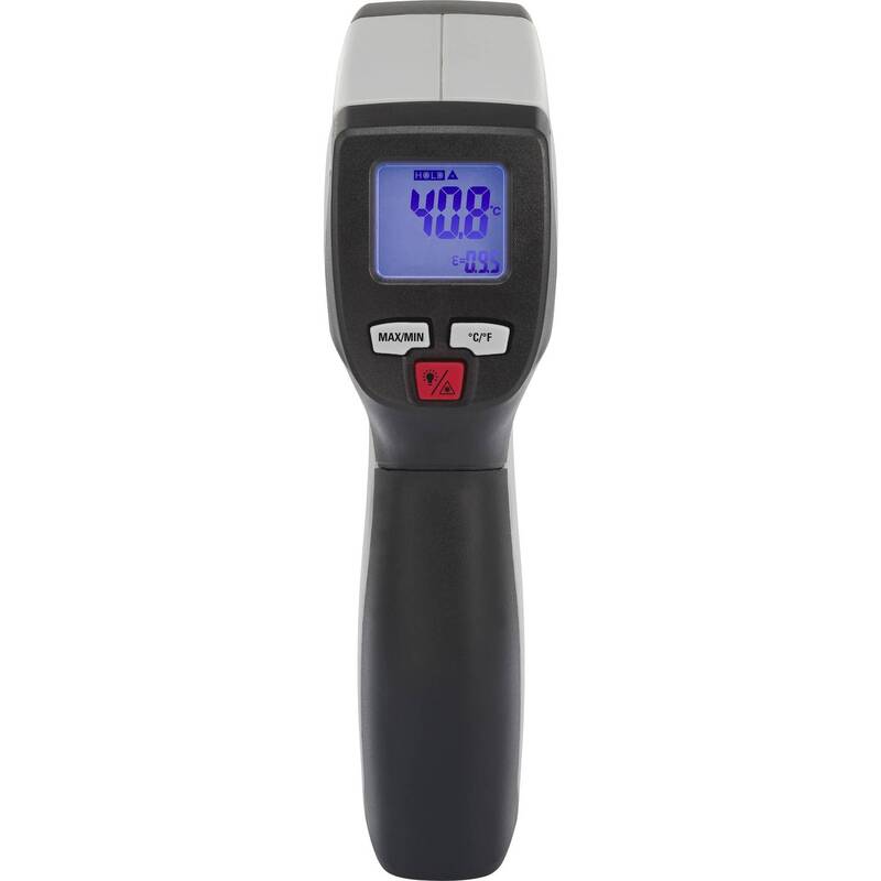 VOLTCRAFT IR 500-12S Infrarot-Thermometer -50 bis +500 °C 12:1 Pistolengriff - 4016139327877