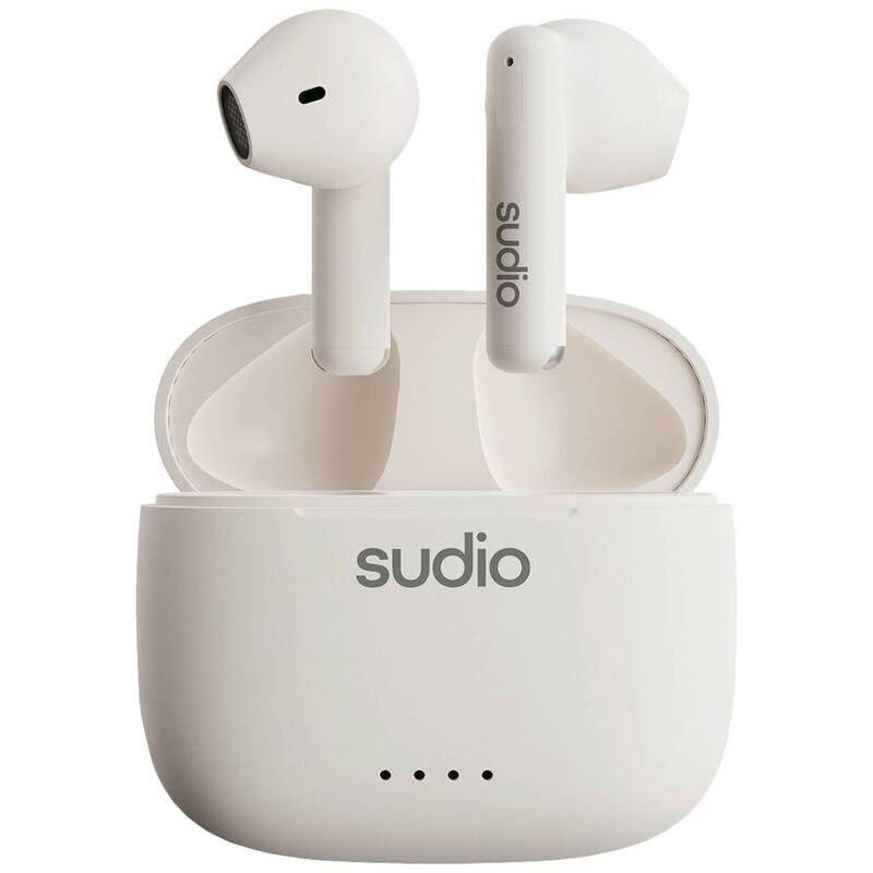 Sudio In Ear Headset Ohrhörer Bluetooth Stereo Weiß Ladecase Touch-Steuerung - 7350071380598