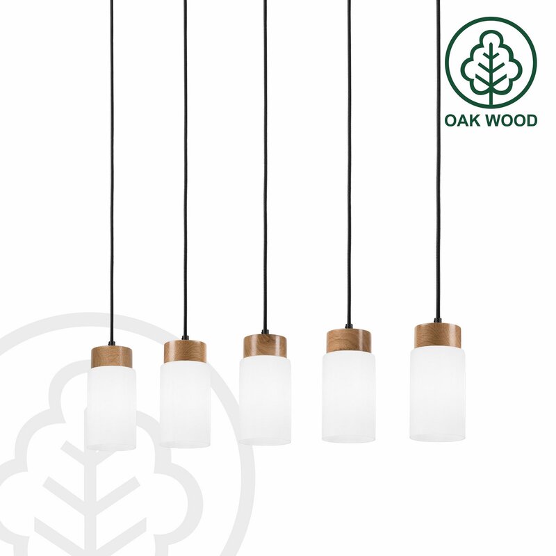 Lamkur Lighting Hängeleuchte Pendelleuchte Opalglas 100 cm SIEHE TEXT/FOTO - 5907687453646
