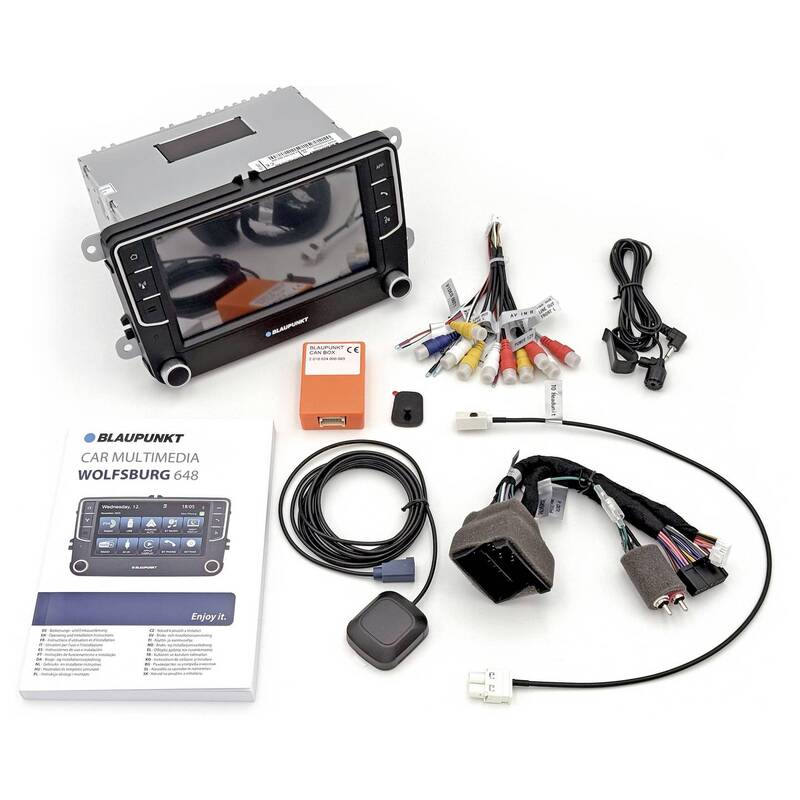 Blaupunkt Autoradio Wolfsburg 648 Android Auto Apple CarPlay DAB Tuner schwarz - 4260499854096
