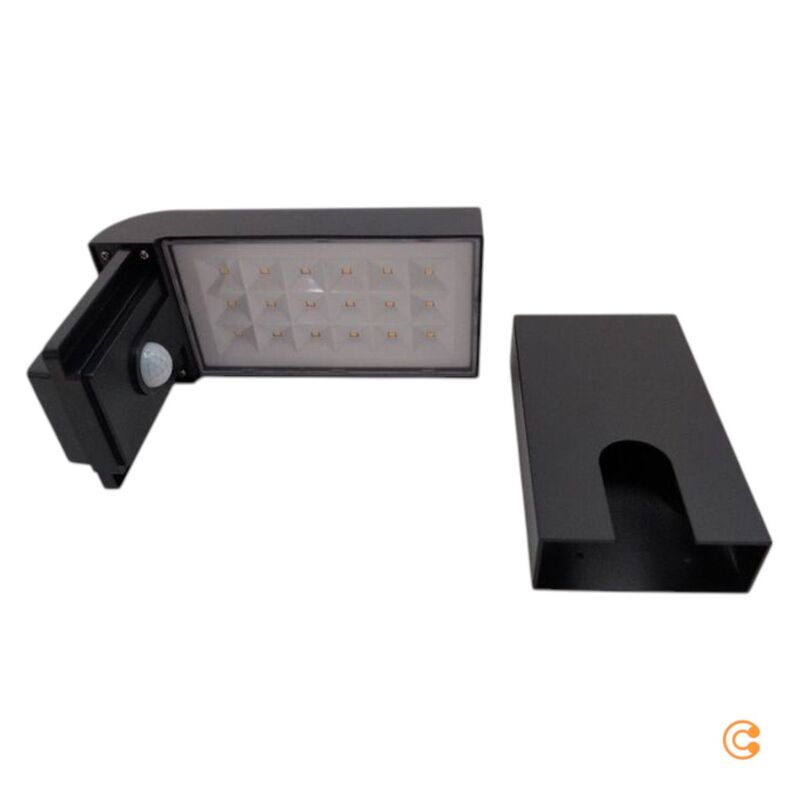 Nordlux Wandleuchte Außen LED Solar Alya mit Bewegungsmelder schwarz IP44 400lm - 5704924004971